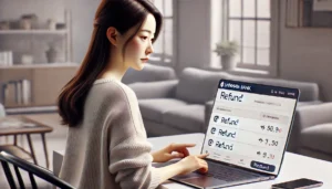 환급 신청서 작성